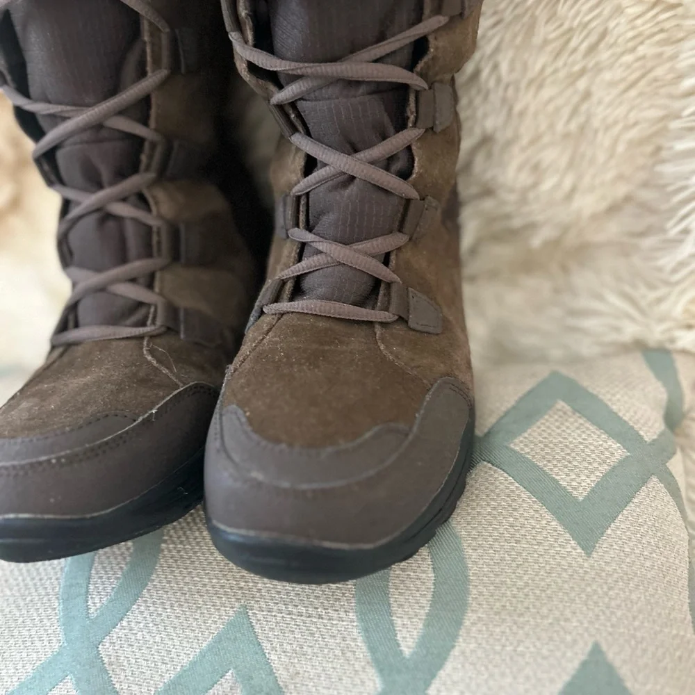 Columbia Snow Boots Women’s size 8 Ice Maiden II Boot winter brown leather
